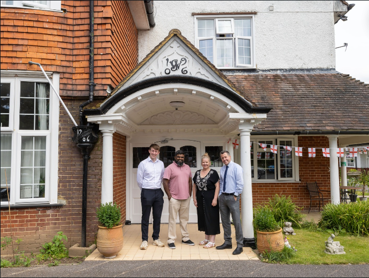 Owners of Surrey Homes with Unity Trust Bank relationship manager