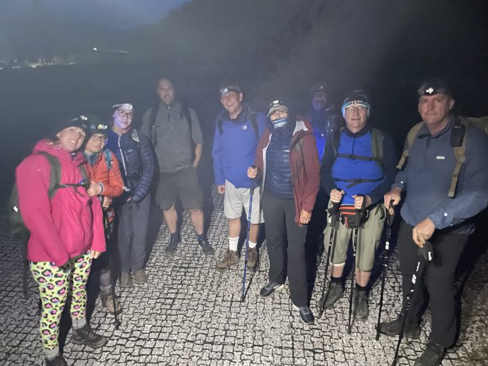 Unity Trust Bank's three peaks challenge team